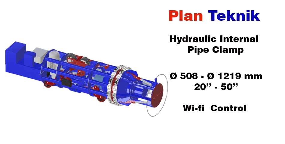  Hydraulic Internal Pipe Clamp